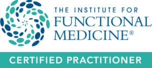 Logo badge to show that Dr Jamie Ellis and Dr Judith Torstvedt are fully certified functional medicine practitioners with the IFM
